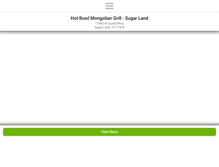 Tablet Screenshot of hotbowlsugarland.com